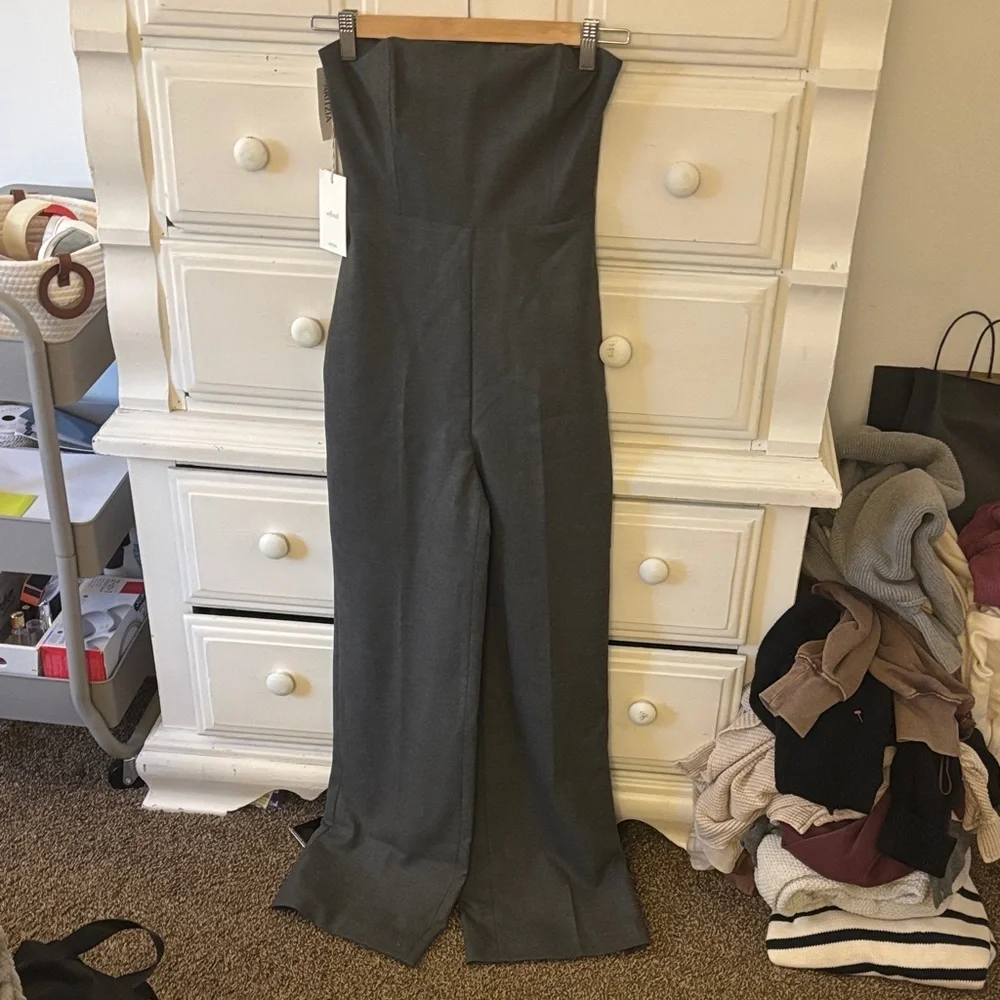 Aritzia Wilfred Endless Jumpsuit in Heather Charcoal - Picture 6 of 9